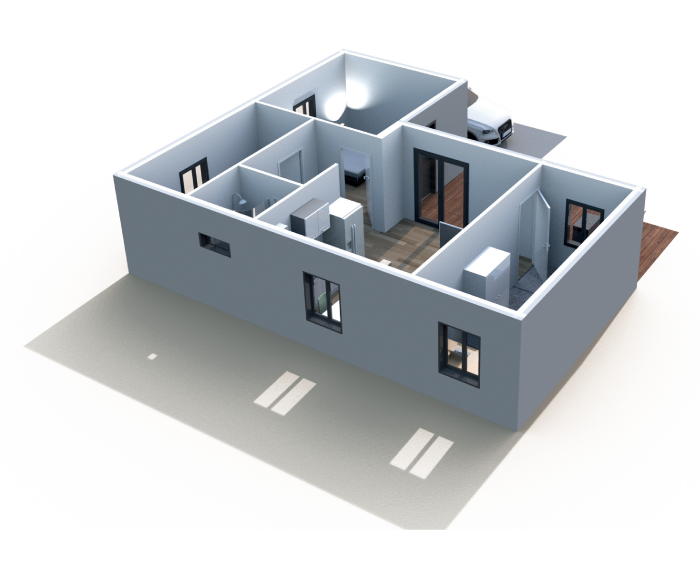 Aljaška - hlavní vizualizace