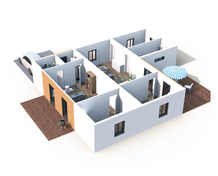 Michigan - hlavní vizualizace